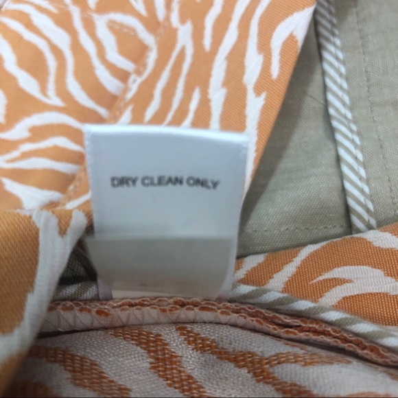 Banana Republic Heritage 4” Inseam Orange Zebra Shorts 4 - Picture 7 of 7